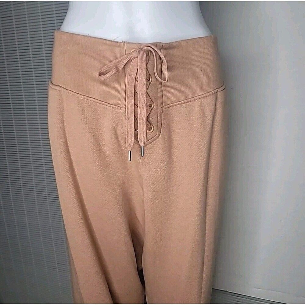 Victoria's Secret Jogger Sweatpants Lace Up Bare Nude Baggy High Waisted SizeXXL - Picture 7 of 14